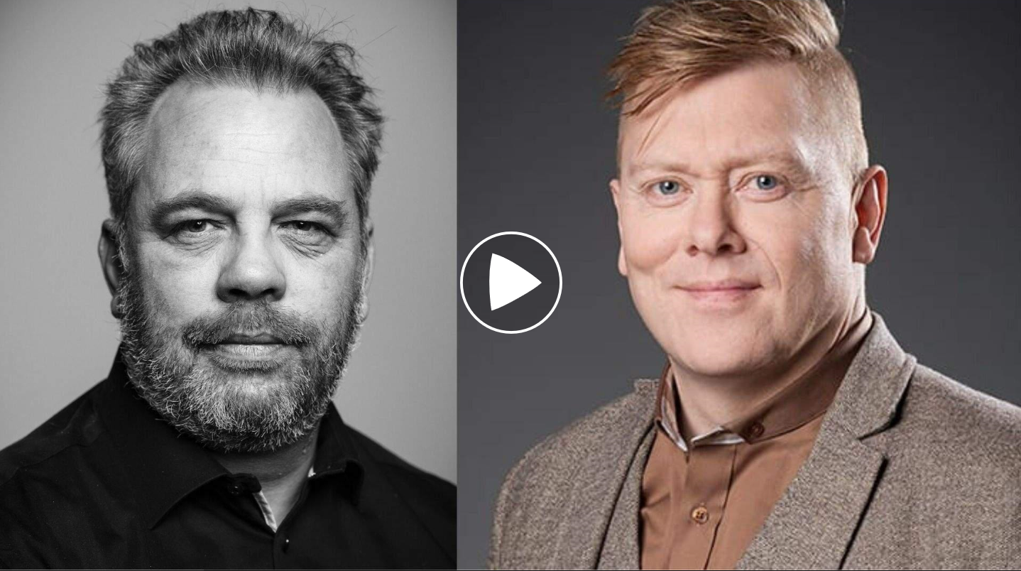 Vilhjálmur Hjálmarsson og Jón Gnarr