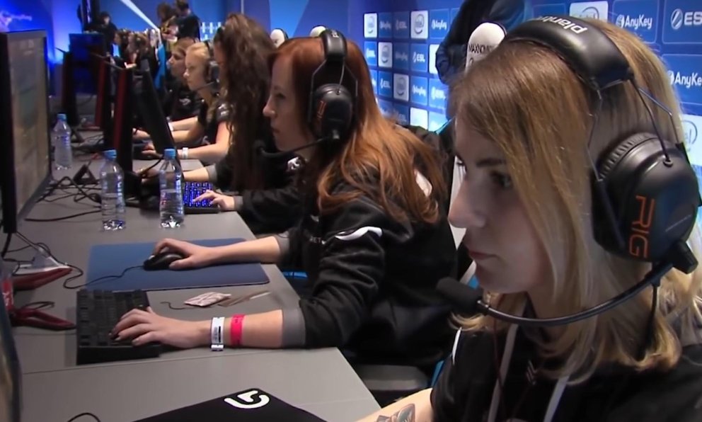 Mynd af alþjóðlegu rafíþróttamóti