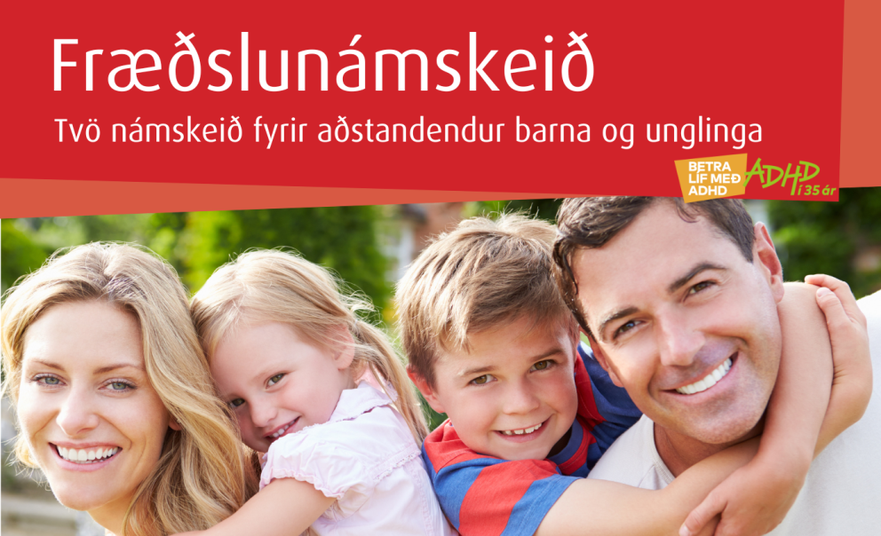 Fræðslunámskeið fyrir aðstandendur barna og unglinga