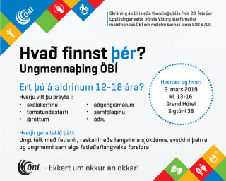 Ungmennaþing ÖBÍ Hvað finnst þér?