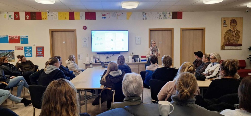 Kolbrún Ada Gunnarsdóttir sá um fræðslufundinn.