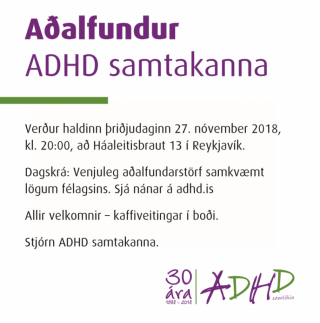 Aðalfundur 27. nóvember 2018