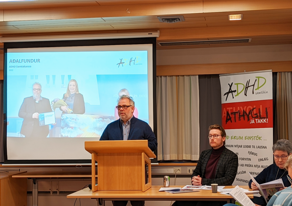 Vilhjálmur Hjálmarsson, formaður ADHD samtakanna.