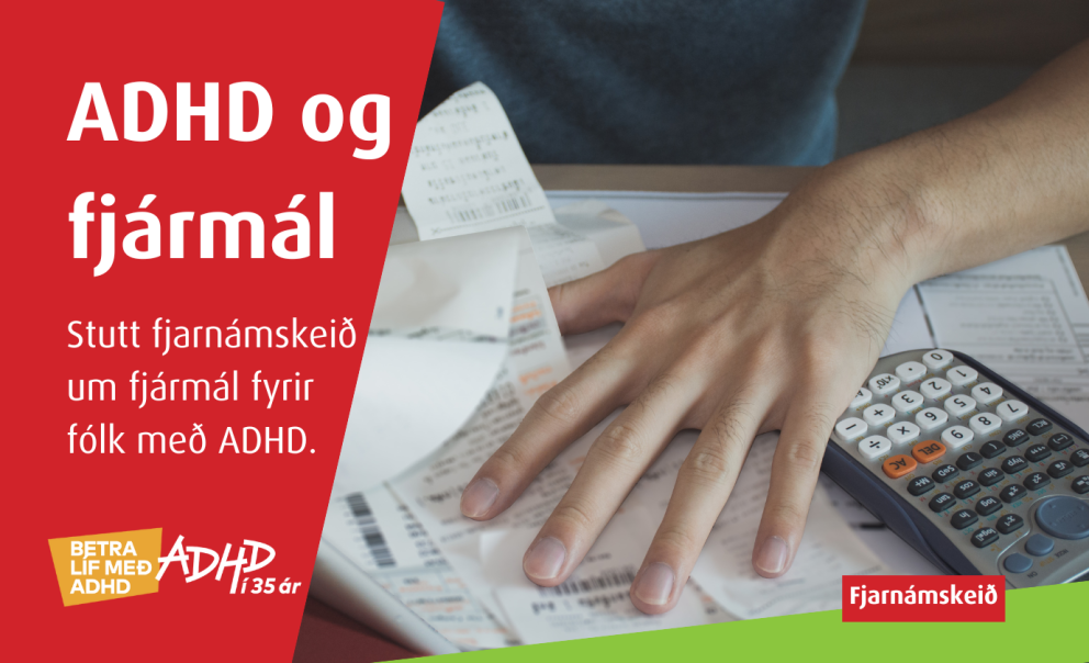 ADHD og fjármál - fjarnámskeið