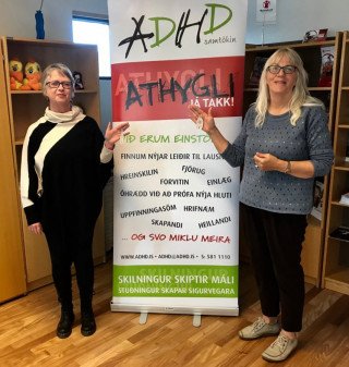 Elín H. Hinriksdóttir og Vilborg Oddsdóttir