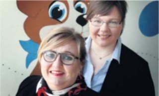 Björk Þórarinsdóttir og Ellen Calmon /MYND:GVA