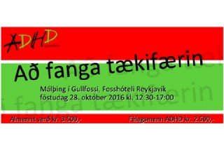 Málþing ADHD - Að fanga tækifærin