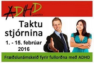 Taktu stjórnina - Fræðslunámskeið fyrir fullorðna