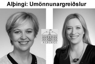 Sigríður I. Ingadóttir og Eygló Harðardóttir