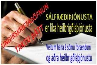 Undirskriftasöfnun: Sálfræðiþjónusta er líka heilbrigðisþjónusta