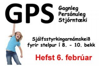 GPS-námskeið fyrir stelpur - Skráning hafin