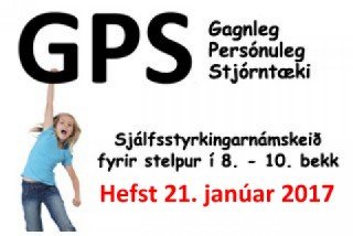 GPS námskeið fyrir stelpur - Skráning hafin
