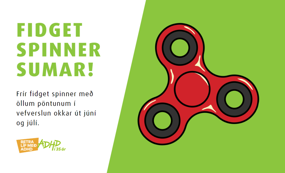 Fidget spinner sumar!