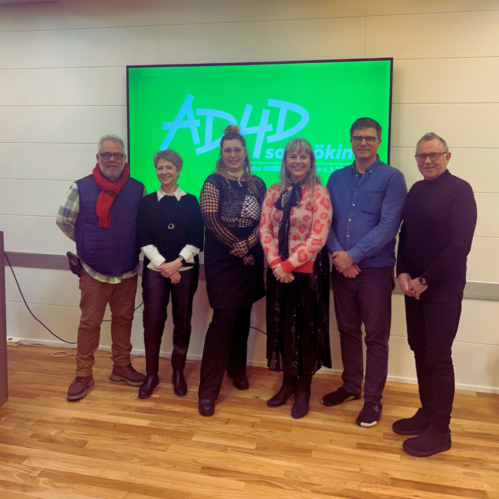 Á mynd, hluti nýkjörinnar stjórnar. Frá vinstri til hægri: Vilhjálmur Hjálmarsson, Gyða Haraldsdótti…