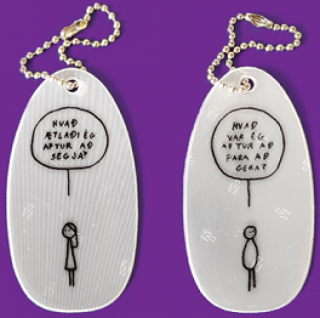 30 ára afmælisendurskinsmerki ADHD samtakanna