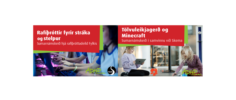 Ný sumarnámskeið fyrir börn með ADHD í júní.