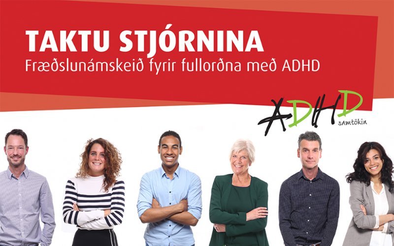 Taktu stjórnina! Námskeið fyrir fullorðna með ADHD.