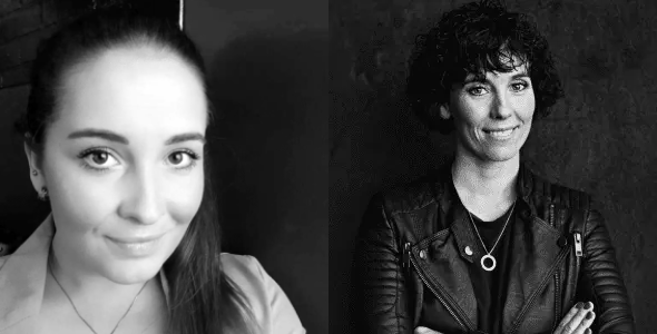 Tinna Tómasdóttir og Lovísa Jóhannsdóttir talmeinafræðingar