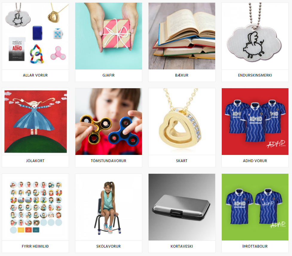 Jólin eru komin í vefverslun ADHD samtakanna.