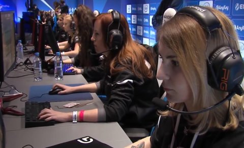 Mynd af alþjóðlegu rafíþróttamóti