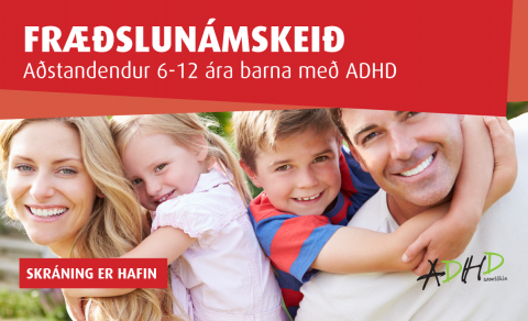 Fræðslunámskeið fyrir aðstandendur 6-12 ára barna 23 og 30 janúar.