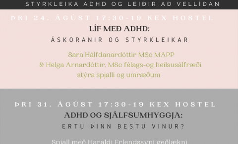 Hið góða líf með ADHD á KEX hostel- ATH takmarkaður fjöldi