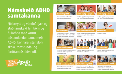 Haustnámskeið ADHD samtakanna - skráning í fullum gangi!