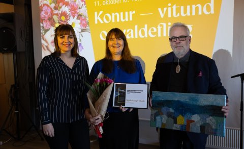 Dóra Björt Guðjónsdóttir, borgarfulltrúi, Marín Guðrún Hrafnsdóttir, forstöðukona Hljóðbókasafnsins …