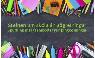 Skóli án aðgreiningar - Hvað ætlar þú að gera?