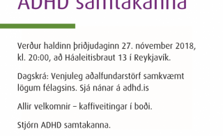 Aðalfundur 27. nóvember 2018