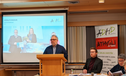 Vilhjálmur Hjálmarsson, formaður ADHD samtakanna.