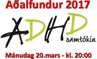 Minnum á aðalfund ADHD 2017