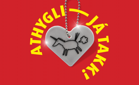 Endurskinsmerki ADHD samtakanna 2020.