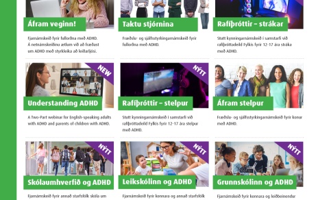 Námskeið á vormánuðum