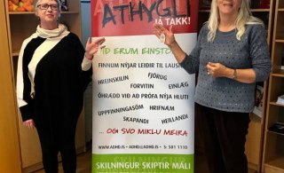 Elín H. Hinriksdóttir og Vilborg Oddsdóttir