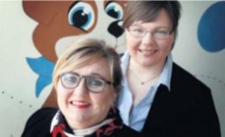 Björk Þórarinsdóttir og Ellen Calmon /MYND:GVA