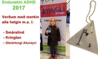 Endurskinsmerki ADHD 2017 - Sala um helgina