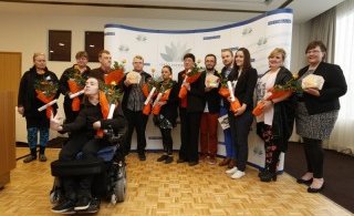 Frá afhendingu verðlaunanna MYND/Valgarður Gíslas.