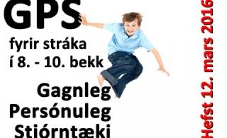 GPS-námskeið fyrir stráka - Skráning hafin