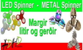 LED Spinners og METAL Spinners