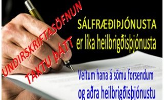 Undirskriftasöfnun: Sálfræðiþjónusta er líka heilbrigðisþjónusta