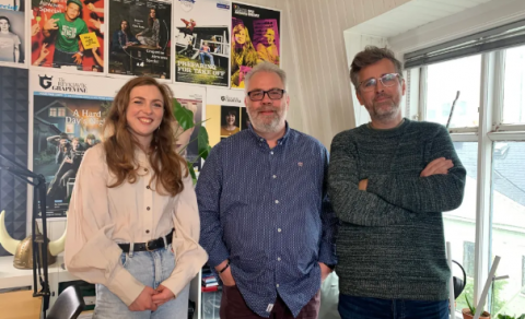 From left to right/frá vinstri til hægri: Josie Anne, Valur, Vilhjálmur
Photo/Mynd eftir Kim Wagena…