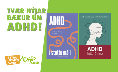 Tvær nýjar bækur um ADHD!
