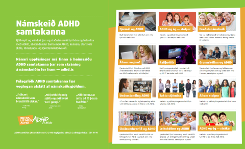 Sumar- og haustnámskeið ADHD samtakanna