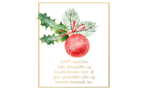 Jólakveðja ADHD samtakanna