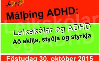 Málþing 30. október - ADHD og leikskólar