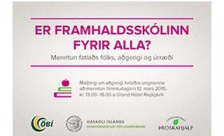 Er framhaldsskólinn fyrir alla?