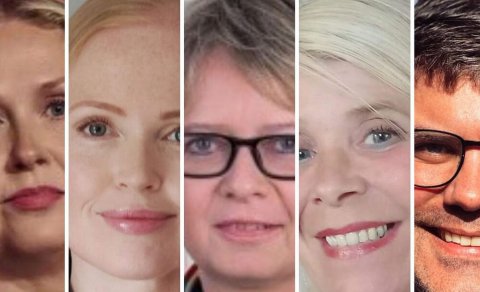 Alma Ýr Ingólfsdóttir, Árný Ingvarsdóttir, Elín H. Hinriksdóttir, Anna Lára Steindal og Bóas Valdórs…