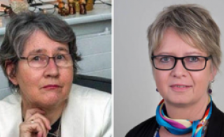 Sólveig Ásgrímsdóttir og Elín Hinriksdóttir