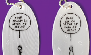 30 ára afmælisendurskinsmerki ADHD samtakanna